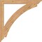 Ekena Millwork Thorton Traditional Smooth Bracket, Western Red Cedar, 3 1/2"W x 40"D x 40"H BKT04X40X40THR01SWR - alternate 4